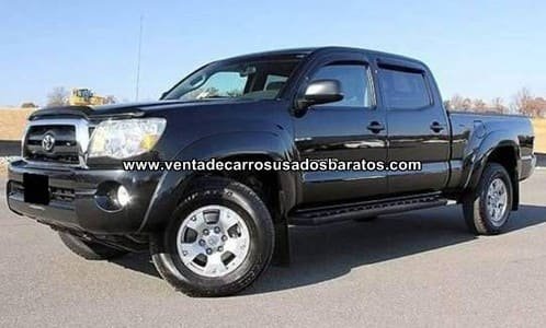 Venta de Camioneta Usada Toyota Tacoma 2006 Negra Doble Cabina 4 Puertas 6 Cilindros
