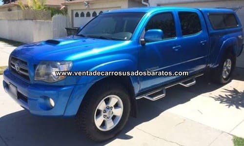 Camioneta Toyota Tacoma 2010 Doble Cabina 6 Cilindros Azul en Venta Usada Barata