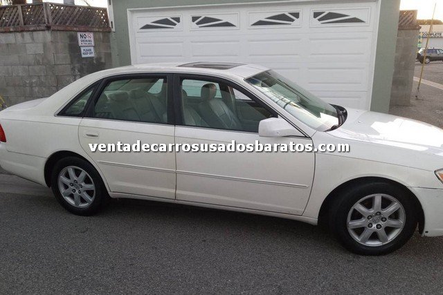 2001 Toyota Avalon XLS 4 Puertas blanco usado precio bajo de 2000 dolares
