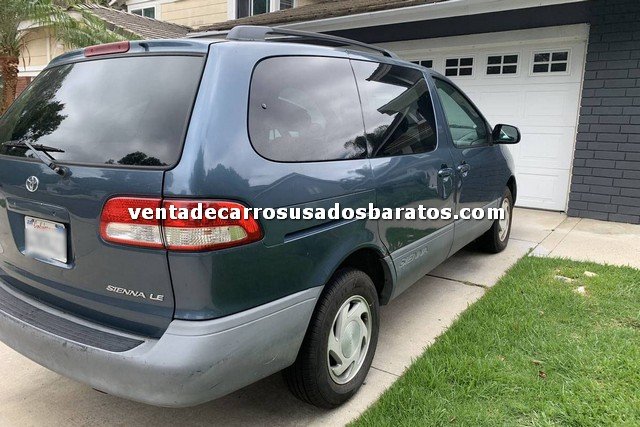 2001 Toyota Sienna LE azul de 3000 dolares en venta Los Angeles