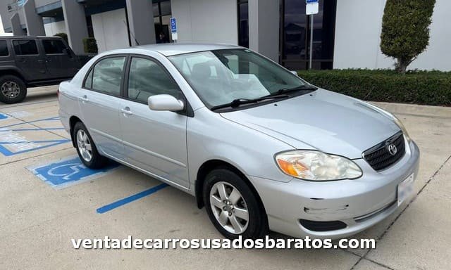 2005 Carro Toyota Corolla 4 cilindros auto usado en venta por dueno directo en los angeles CA