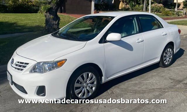 2013 Toyota Corolla Blanco 4 Puertas auto usado barato en venta