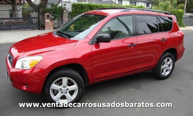 carro usado toyota rav4 4x4 2006 rojo en venta por dueno en los angeles CA Estados Unidos