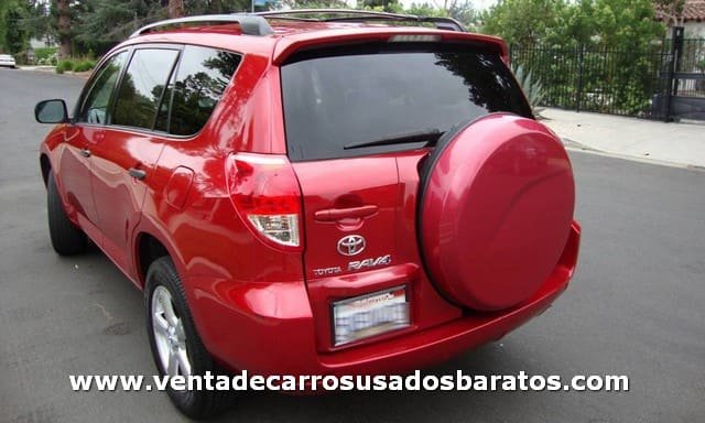 Camioneta toyota rav4 4x4 2006 rojo en venta por dueno en los angeles CA